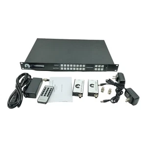 Wolfpack 8x8 HDMI Matrix Switcher mit HDMI zu Koax Adapter, Neu Open Box - Bild 1 von 6