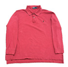 Ralph Lauren Polo Shirt Men's 4XB Big Red Long Sleeve Polo by Ralph Lauren