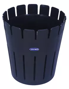 Plastic Trash Bin - Black color - Picture 1 of 2