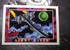 Impel -1991 G.I. Joe Trading Card Night Raven #14 - Many Non - Sports Card Avail
