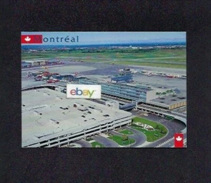  MONTREAL DORVAL INTERNATIONALER FLUGHAFEN 1980er LUFTBILD TERMINAL POSTKARTE - Bild 1 von 1