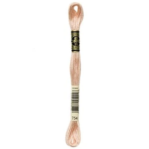 DMC 6-Strand Embroidery Cotton 8.7yd-Light Peach - 12 Pack - Picture 1 of 1