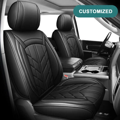 Custom For Nissan Frontier S/SV/LE/DC Crew Cab 2013-2021 Car Seat Cover Full Set Foto 1 de 4