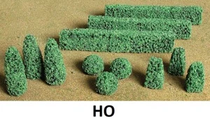 HO Scale - BOXWOOD PLANTS (20 PER PACK). - BAC-32504 - Picture 1 of 2