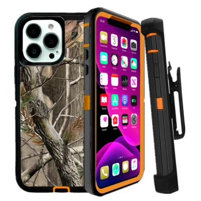 Funda protectora resistente a prueba de golpes con clip + pantalla para iPhone XS XR XS Max Foto 1 de 4