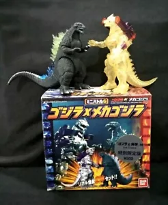Godzilla X Mechagodzilla Mini Battle G Bandai 2002 Link Science vs Set Toho - Bild 1 von 12
