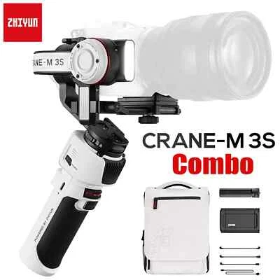 Combo estabilizador cardán de 3 ejes ZHIYUN Crane M3S para cámara sin espejo Canon Sony Foto 1 de 4
