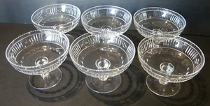 Stunning Quality Art Deco Crystal Set Six Sweet Dishes c.1930s+ - Picture 1 of 14
