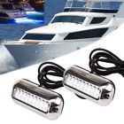 2X LED 50W Bootsbeleuchtung Unterwasser Beleuchtung Hecklampe Licht Wasserdicht