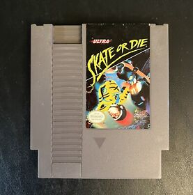 Skate or Die NES Nintendo Entertainment System (1988) auténtico limpiado