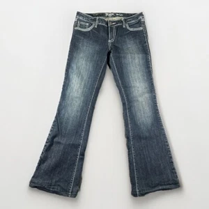 Rock 47 Wrangler Boot Jeans 5x32* Ultra Low Rise Embellish Embroidered Rodeo Y2K - Picture 1 of 17