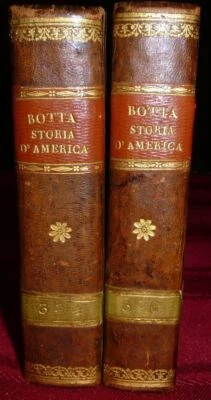 1824 American Revolution War of Independence of United States, Botta. In Italian - Image 1 of 4