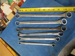 Vintage Craftsman 6pc SAE Double Offset Box End Wrench Set =V= or  = Made in USA - Bild 1 von 7