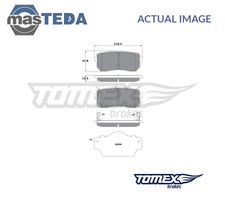 TX 17-50 BRAKE PADS SET BRAKING PAD REAR TOMEX BRAKES NEW OE REPLACEMENT
