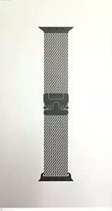 Genuine Apple Black Titanium Milanese Loop 49mm Meduim Watch Ultra 2 - Picture 1 of 4