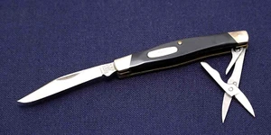 BUCK 305S1 Buck Clipper Black 1990 425M 48mm Bacalta resin with Box Limited - Picture 1 of 15