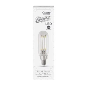 Feit Electric acre T8 E12 (Candelabra) LED Bulb Soft White 40 Watt Equivalence 1 - Picture 1 of 1