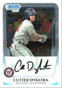 2011 Bowman Chrome Prospects Cutter Dykstra Milwaukee Brewers #BCP164 - Picture 1 of 2