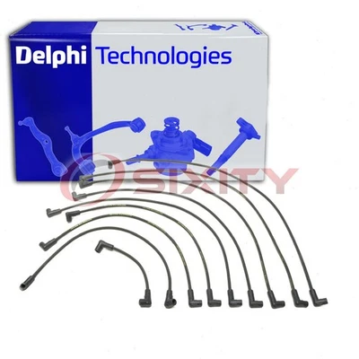 Delphi Spark Plug Wire Set for 1992-1993 GMC C2500 Suburban 5.7L V8 Ignition nu - Image 1 of 4