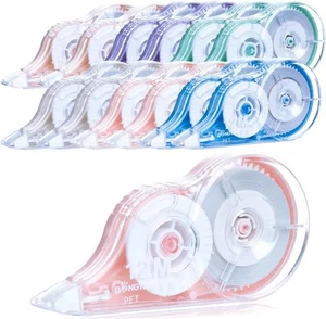Correction Tape, 12 Pack White Out 12 Count (Pack of 1), - Picture 1 of 6