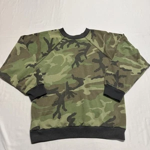 Sudadera De Colección Liberty Woodland Camuflada Camuflaje XL Verde Cuello Redondo EE. UU. - Imagen 1 de 12