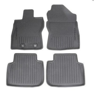 24-26 Subaru Impreza Front and Rear All Weather Floor Liners OEM NEW J501SFN010 - Imagem 1 de 4