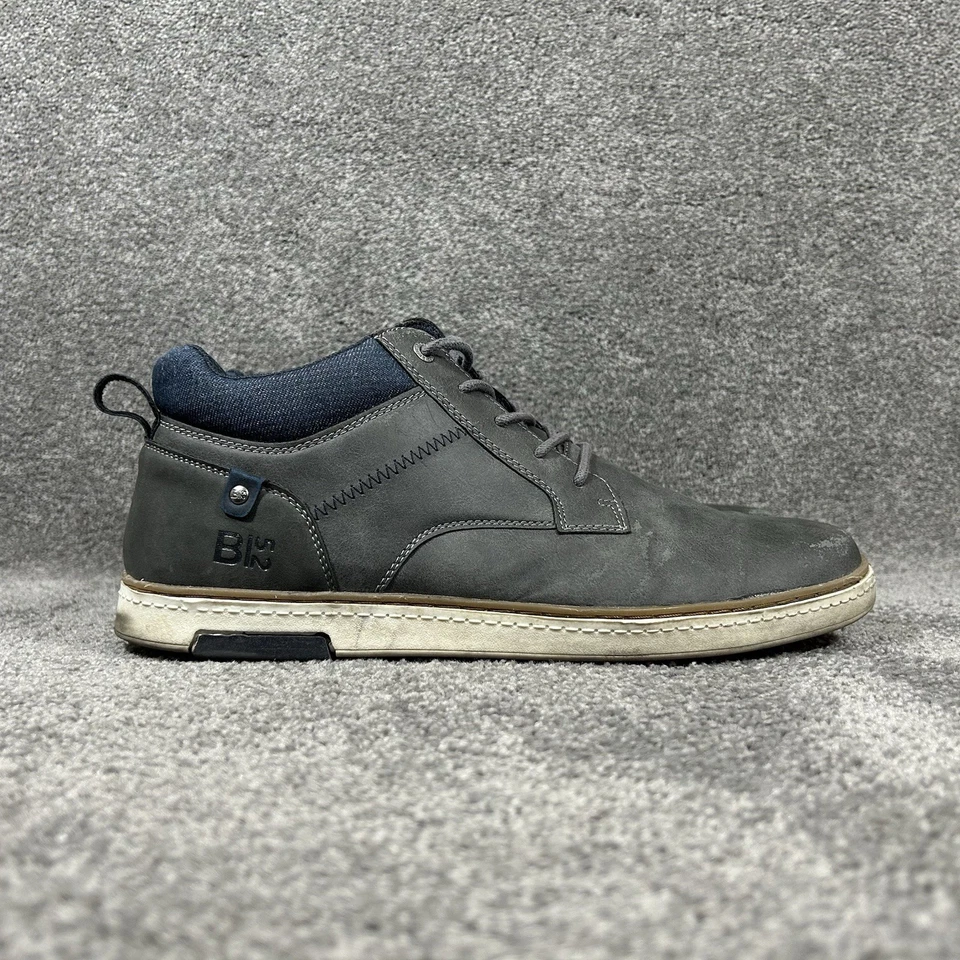 B-52 By Bullboxer Delta Men’s Size 12 Gray Blue Casual Business Shoes Used - Image 1 of 4