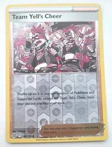 Team Yell's Cheer  Reverse Holo Pokémon Supporter Card No 149/172  - Picture 1 of 1
