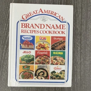 Vintage Great American Brand Name Recipes Cookbook Hardcover - Imagen 1 de 7