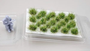 JHT - Autumn Green Model Grass Clusters - Self Adhesive Grass Tufts - 10mm heigh - Picture 1 of 1