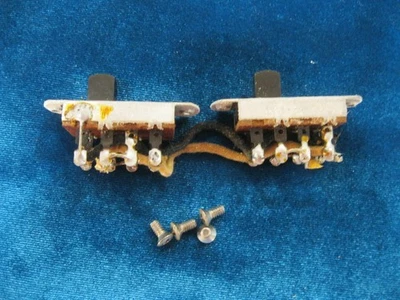 Two 1965-66 Vintage Fender Mustang or DuoSonic Guitar Switches - Image 1 of 4