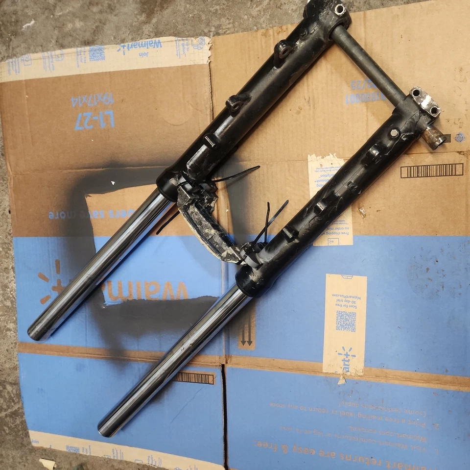 Conjunto de garfo BMW R100R R80R K75 Gabelholme Showa 41mm 2312297 2312298 - Imagem 1 de 4