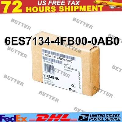 New Siemens 6ES7134-4FB00-0AB0 6ES7 134-4FB00-0AB0 SIMATIC DP ELECTRONIC MODULE - Image 1 of 4