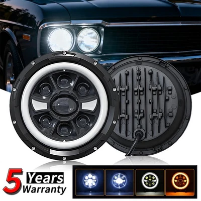 For Chevrolet Chevy II 1962-1967 2PCS 7 inch LED Headlights Hi/Lo Beam DRL 6500K - Изображение 1 из 4