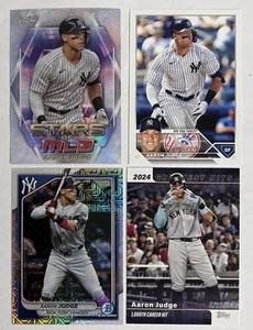 Aaron Judge Four (4) Card Lot Yankees - Stars of MLB, Greatest Hits, More! - Picture 1 of 7