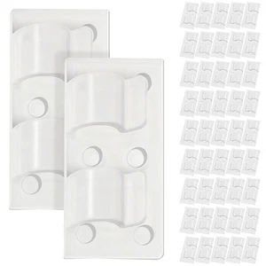 50 Pcs Drahthalter Klebrige Kabelclips Selbstklebende Kabelmanagement-Clips - Bild 1 von 11