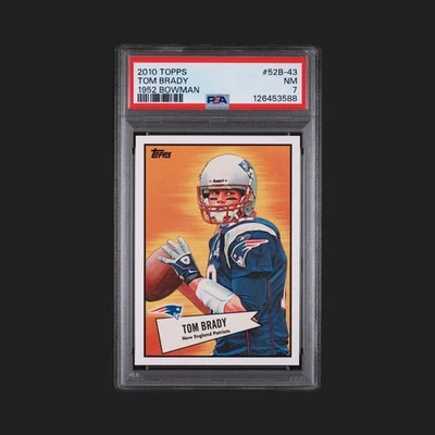 2010 Topps - 1952 Bowman Design Tom Brady #52B-43 - Image 1 of 2