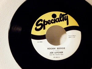 JOE LUTCHER 7 Inch 45 Rockin Boogie_Blues for sale Specialty  vinyl - Imagen 1 de 1