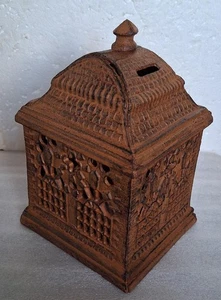 CHURCH BANK CAST IRON 7. 5 INCHES  HOME OFFICE - Picture 1 of 3