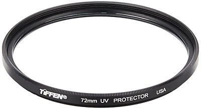 Tiffen 72mm UV Protection Camera Lens Filter Durable Anodized Aluminum Ring - Image 1 of 4