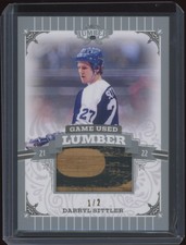 2021-22 Leaf Lumber Hockey Darryl Sittler #GUL-DS1 Game Used Lumber Stick 1/2