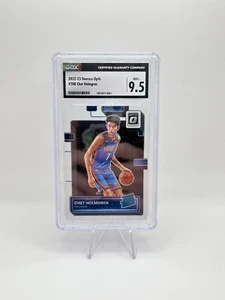 2022-23 Panini Donruss Optic Chet Holmgren Rated Rookie RC #208 Thunder CGC 9.5 - Picture 1 of 2