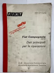Handbuch Daten Objekte - Fiat Campagnola. 1974 - Bild 1 von 5