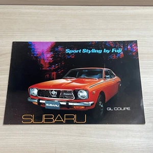 Folleto de ventas vintage Subaru Sport Styling de Fuji cupé GL 1974 sala de exposición - Imagen 1 de 4
