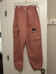 Sangtree Girls Cargo Jogger Hip Hop Dance Pants - Pink - Size 11-12 Years - Picture 1 of 6