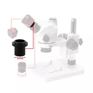 Mikroskop Adapter 1X C-Mount 23,2 mm Adapter für CCD Kamera Okular Objektiv Adapter - Bild 1 von 12