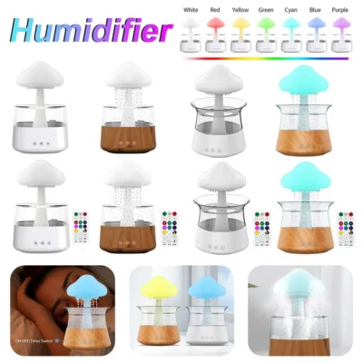 Mini Pilz befeuchter USB Ultraschall-Aroma Regen wolke Luftbe feuchter Zuhause - Bild 1 von 4