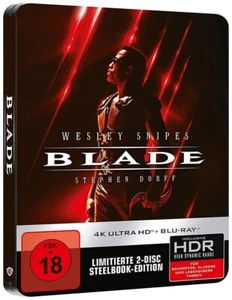 BLADE (1998) - DEUTSCHES 4K UHD+BLU-RAY STEELBOOK - NEU - MARVEL - WESLEY SNIPES - Bild 1 von 1