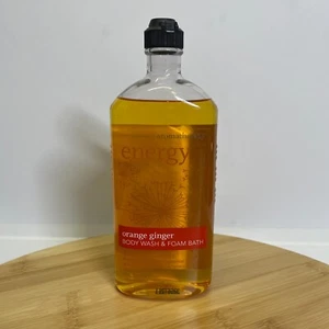 Bath & Body Works Aromatherapy Energy Orange Ginger Body Wash Foam Bath 10 oz - Picture 1 of 6