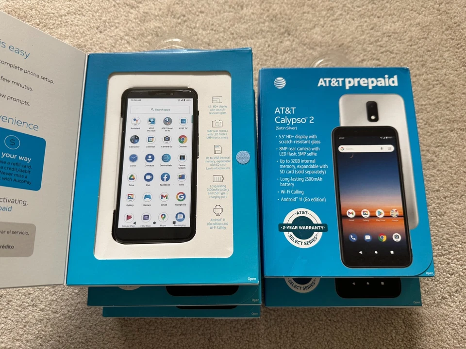 AT&T Calypso 2 Android Smart Phone 32GB NEW